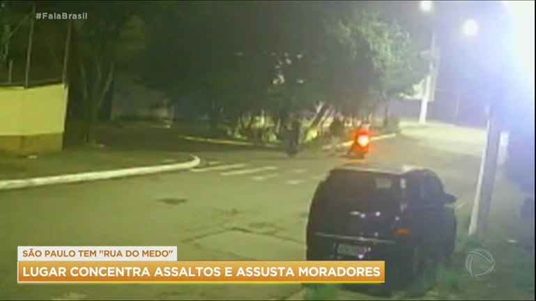 Vídeo: Criminosos assaltam sempre na mesma rua em São Paulo