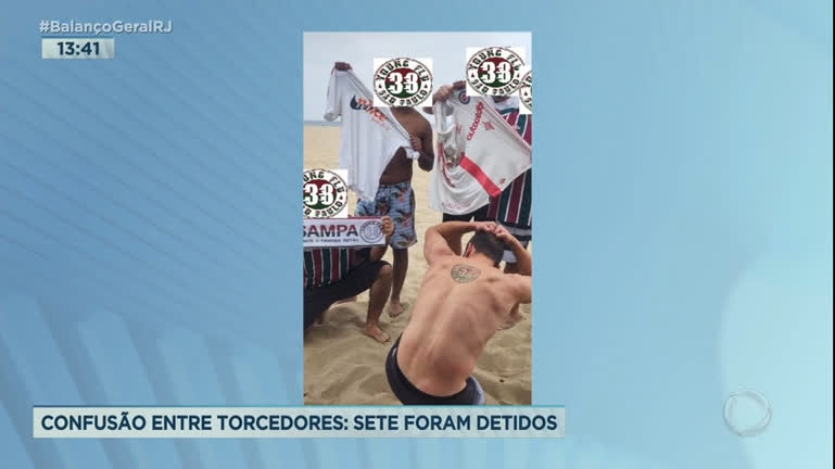 Vídeo: Quatro torcedores são presos durante jogo do Fluminense no Maracanã