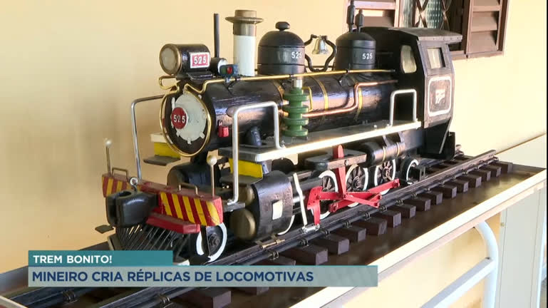 Vídeo: Mineiro de 82 nos cria réplicas de locomotivas