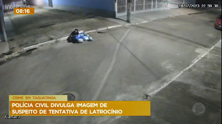 Vídeo: Polícia divulga vídeo de suspeito de latrocínio em Taguatinga (DF)
