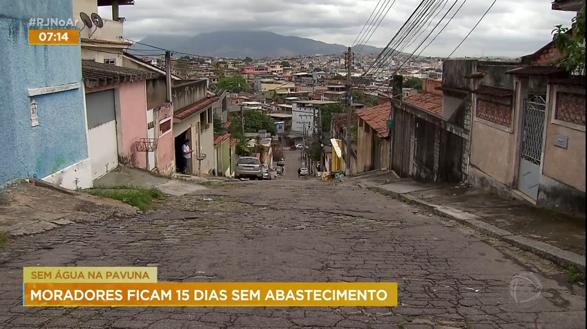 Vídeo: Moradores ficam 15 dias sem abastecimento de água na Pavuna, zona norte do Rio