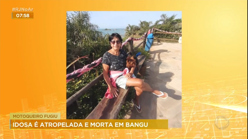 Vídeo: Corpo de idosa atropelada e morta em Bangu é enterrado na zona oeste do Rio