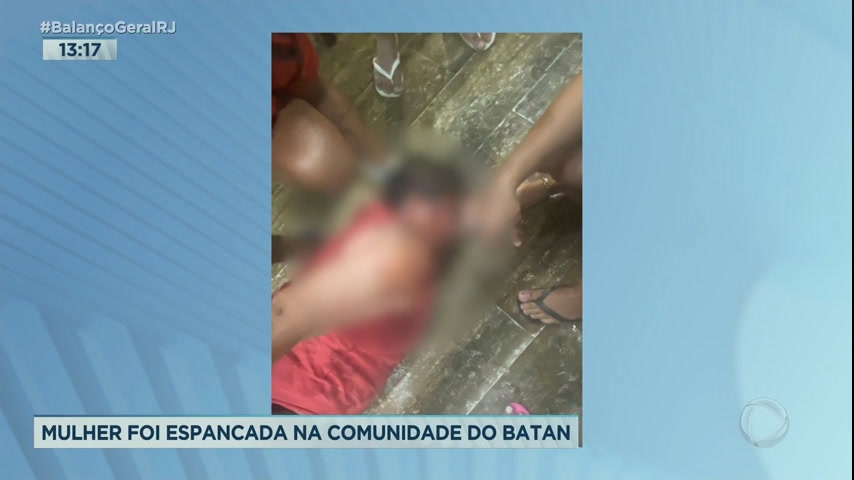 Vídeo: Mulher é espancada em bar em comunidade na zona oeste do Rio