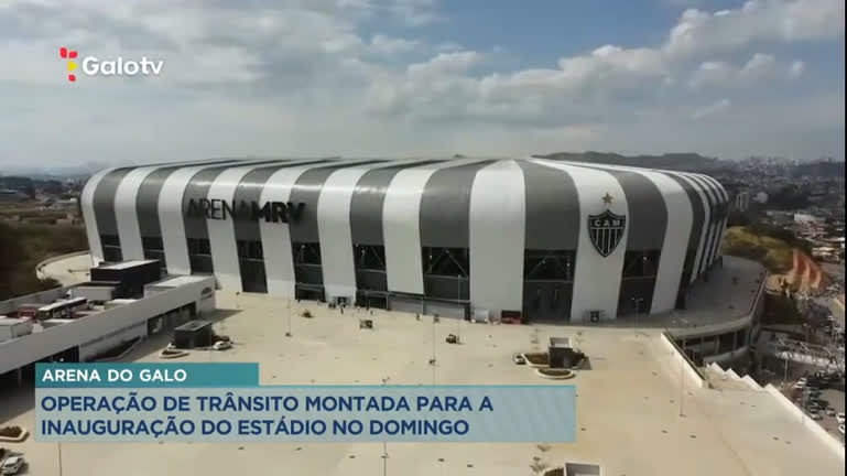 Operação de trânsito para o jogo Atlético x Santos, na Arena MRV, neste  domingo