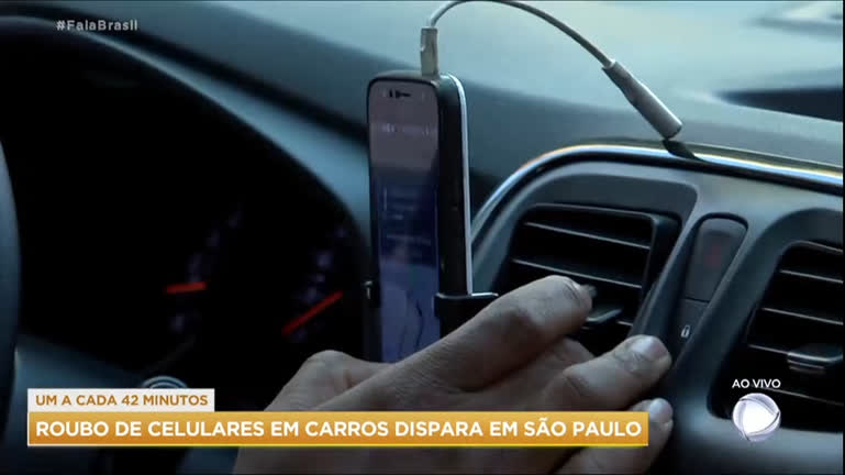 Vídeo: Roubo de celulares em veículos dispara no Estado de São Paulo