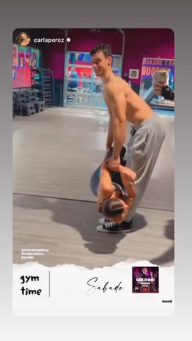 Vídeo: Vídeo: filho de Xanddy e Carla Perez usa namorada como 'peso' em treino