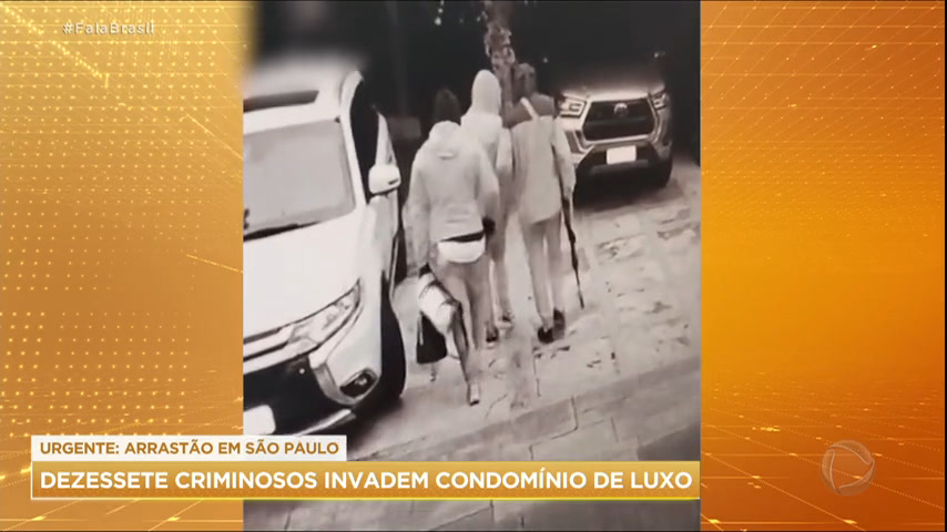 Vídeo: 17 homens armados invadem condomínio de luxo na zona sul da capital paulista