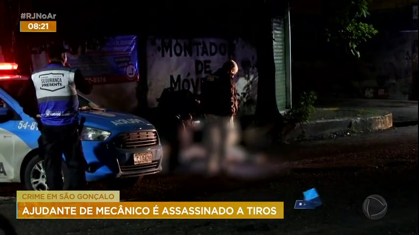 Vídeo: Homem é morto a tiros em São Gonçalo (RJ)