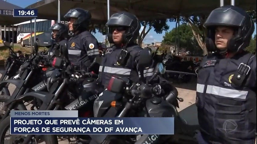 Vídeo: Projeto que prevê câmeras em forças de segurança do DF avança