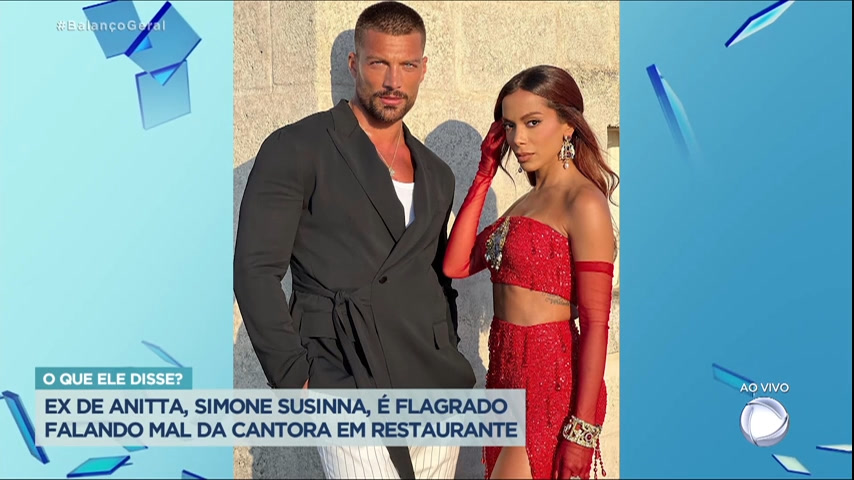 Vídeo: Ex de Anitta é flagrado falando mal da cantora em restaurante de São Paulo