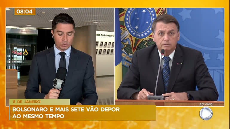 Vídeo: Bolsonaro e mais sete investigados prestam depoimentos simultâneos à PF nesta quinta (31)