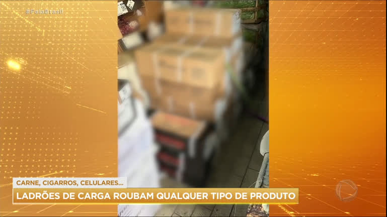 Vídeo: Ladrões miram cargas nas estradas brasileiras