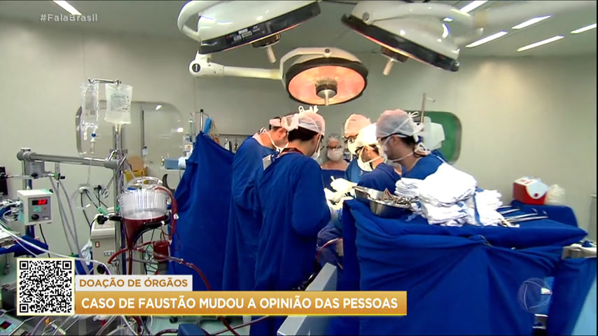 Vídeo: Fala Brasileiro: 24% das pessoas mudam de ideia sobre doação de órgãos após transplante de Faustão, diz pesquisa