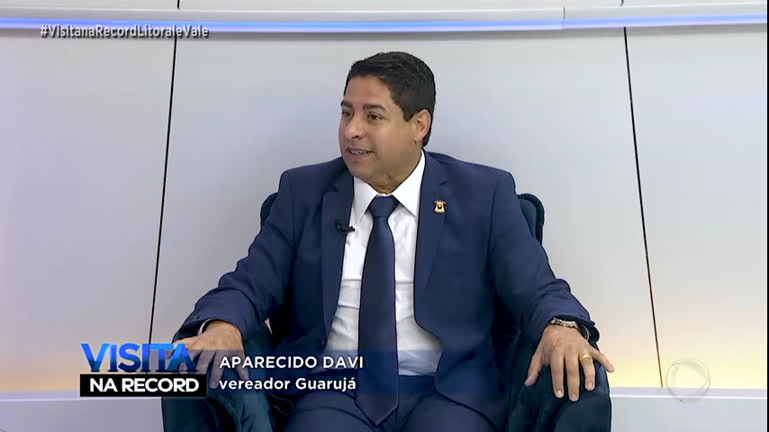 Vídeo: Recebemos o vereador do Guarujá, Aparecido Davi
