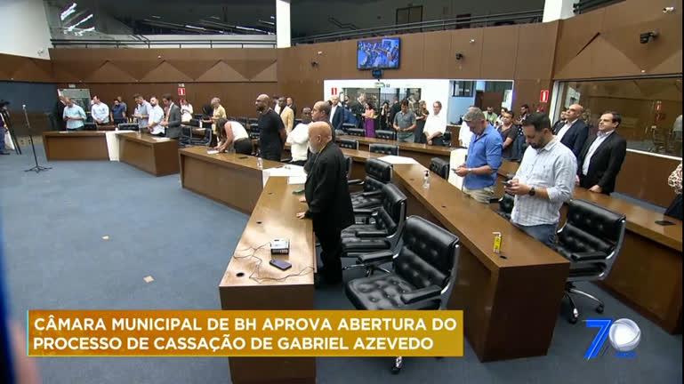 Vídeo: Vereadores de BH aprovam abertura do processo de cassação de Gabriel Azevedo