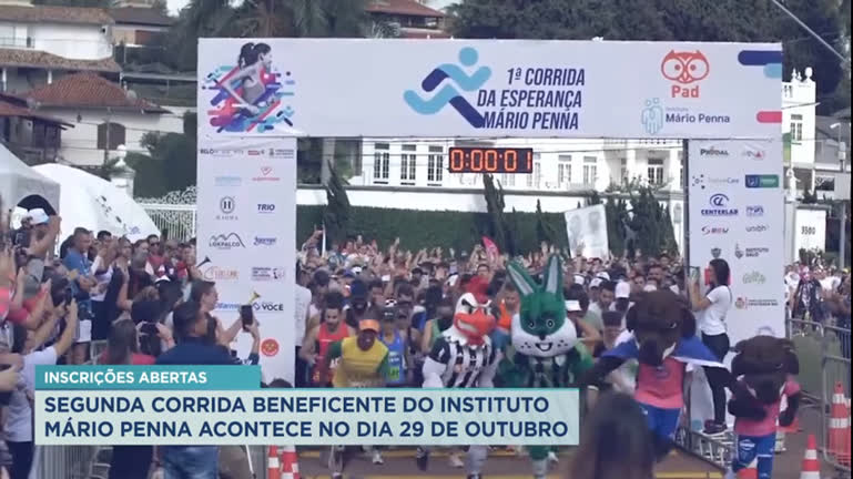 Vídeo: Inscrições para 2ª corrida beneficente do Instituto Mário Penna estão abertas