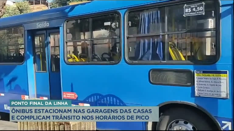 Vídeo: Moradores do bairro Padre Eustáquio, em BH, denunciam problemas causados por garagem de ônibus