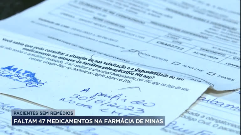 Vídeo: Pacientes denunciam falta de medicamentos na Farmácia de Minas