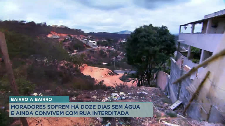 Vídeo: Bairro a Bairro: falta de água no bairro Icaivera, em Contagem (MG), completa 12 dias