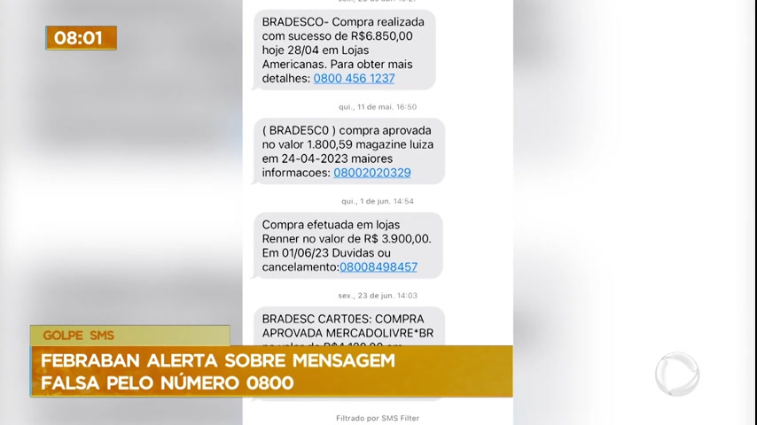 Golpe usa mensagem de texto falsa sobre compra no cartão de crédito no RS –  Clic News