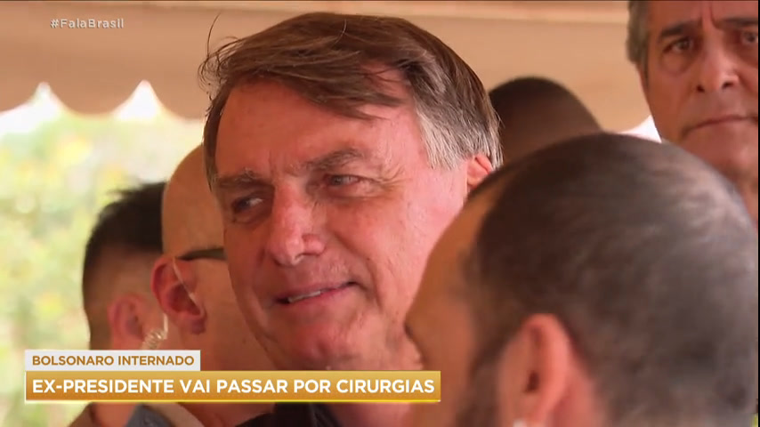Vídeo: Ex-presidente Bolsonaro vai ser internado e passar por cirurgia em SP