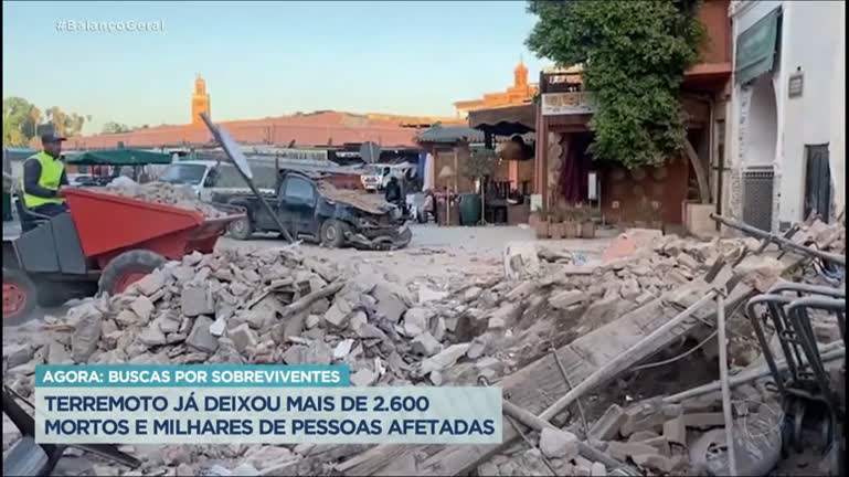 Vídeo: Terremoto no Marrocos deixou mais de 2.600 mortos e milhares de pessoas afetadas