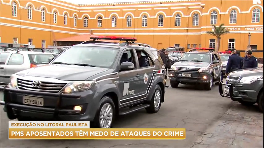Vídeo: Agentes aposentados se tornam alvos do crime organizado no litoral paulista