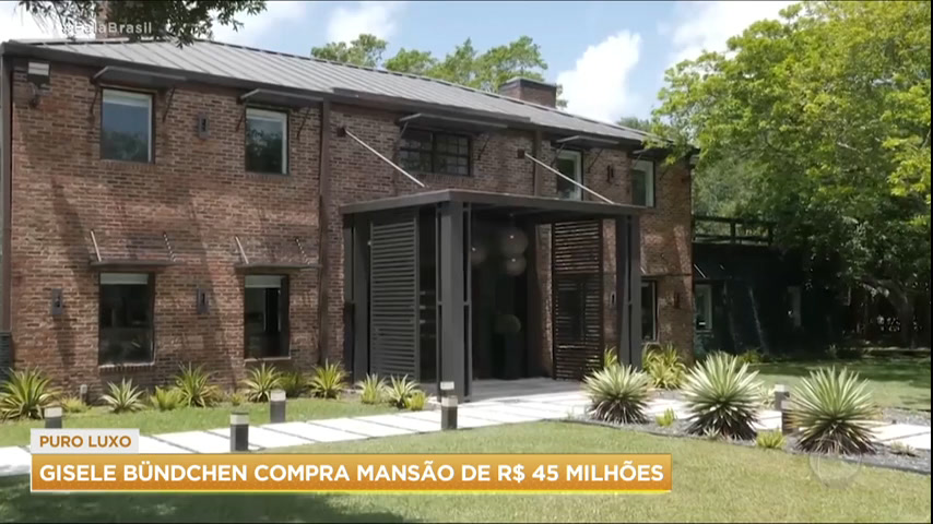 Vídeo: Gisele Bündchen compra mansão de R$ 45 milhões nos EUA