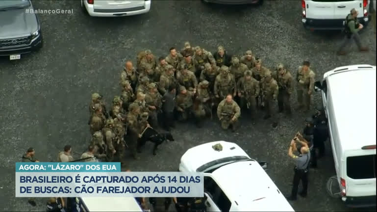 Vídeo: Lázaro dos EUA: Brasileiro foragido é capturado pela polícia após 14 dias