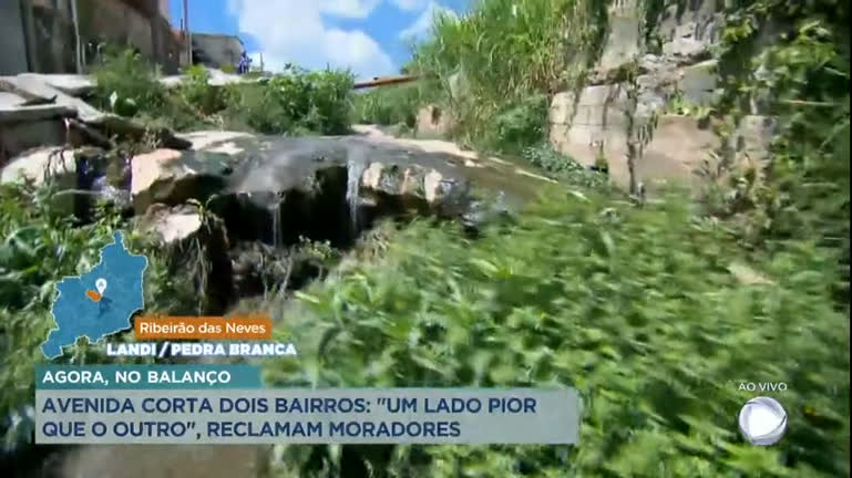 Vídeo: Bairro a Bairro: córrego atrapalha moradores de bairro em Ribeirão das Neves (MG)