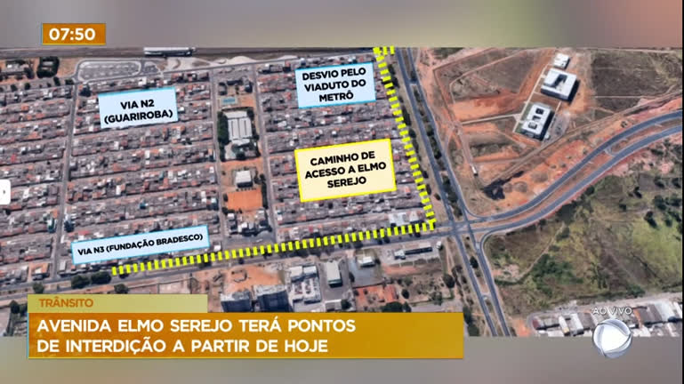 Vídeo: Avenida Elmo Serejo terá pontos de interdição a partir desta sexta (15)