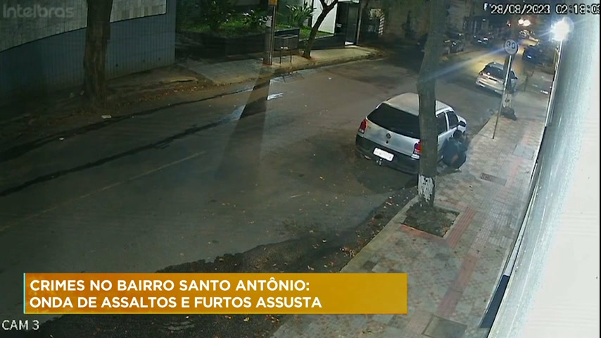 Vídeo: Onda de assaltos e furtos assusta moradores do bairro Santo Antônio em BH