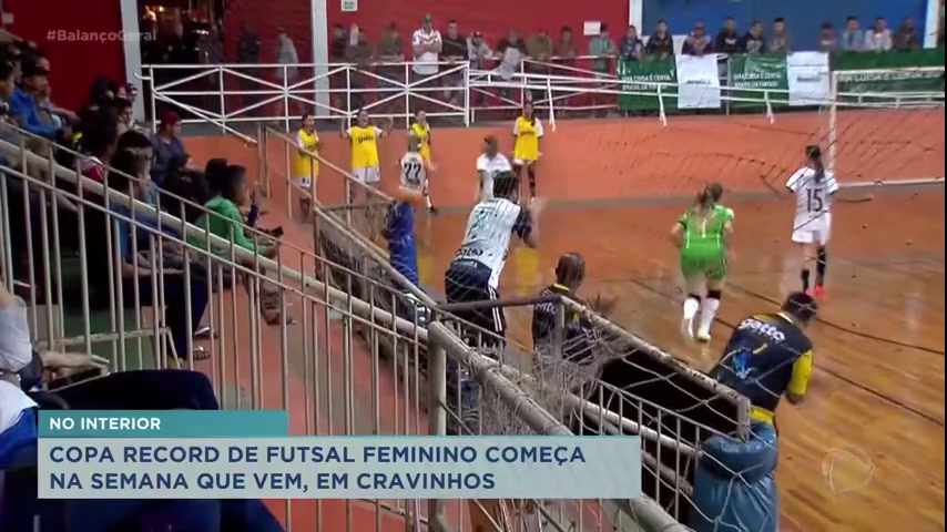 Vídeo: Copa Record de Futsal Feminino - Balanço Geral - Exibido 14/09/2023