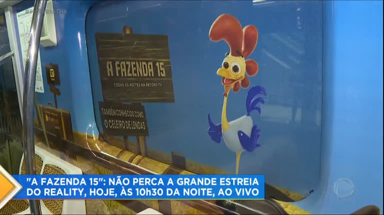 A Fazenda 15 ao vivo - RECORD TV 