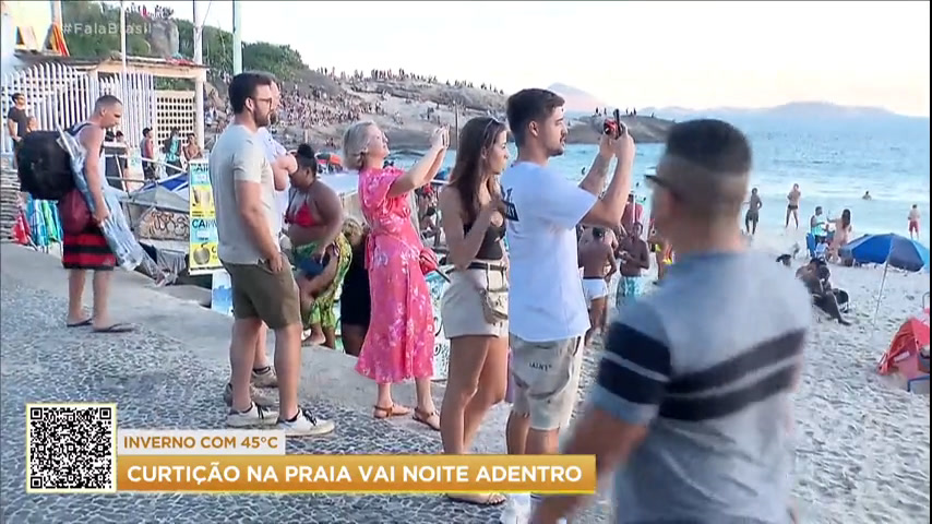 Vídeo: Onda de calor traz riscos à saúde, mas também diversão para moradores e turistas de cidades brasileiras