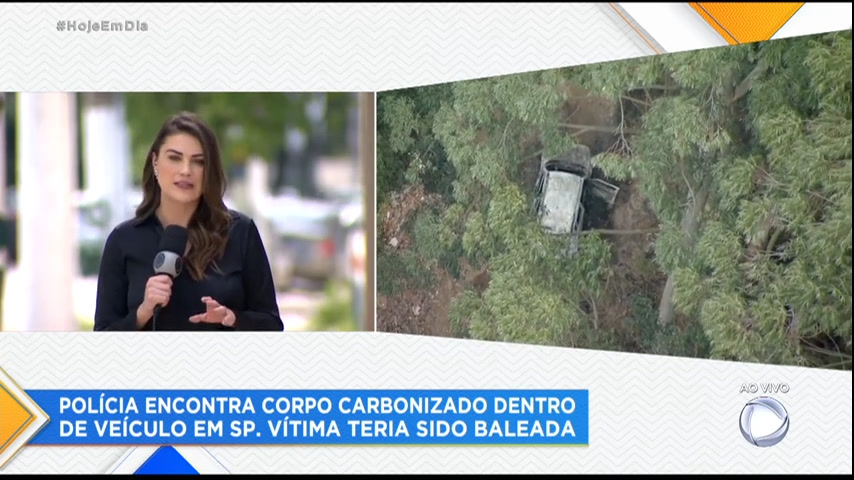 Vídeo: Polícia encontra corpo carbonizado dentro de carro em São Paulo