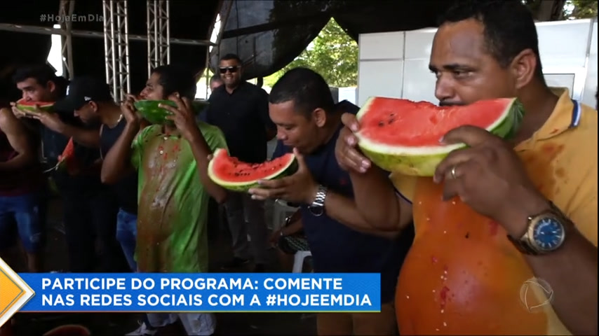 Vídeo: Personagens do Brasil : Renata Alves visita Festa da Melancia em Uruana (GO)