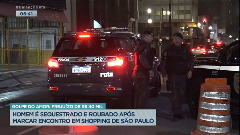 Vídeo: Homem é sequestrado após marcar encontro em shopping de SP