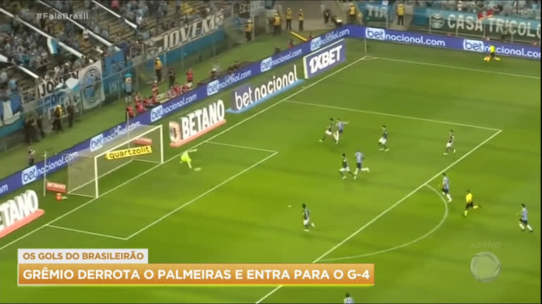 Vídeo: Fala Esporte: Grêmio ganha do Palmeiras e cola no Verdão, vice-líder do Brasileirão