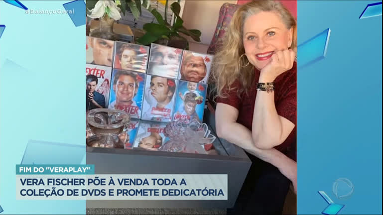 Vídeo: Vera Fischer decide vender sua coleção de DVDs com dedicatória dela