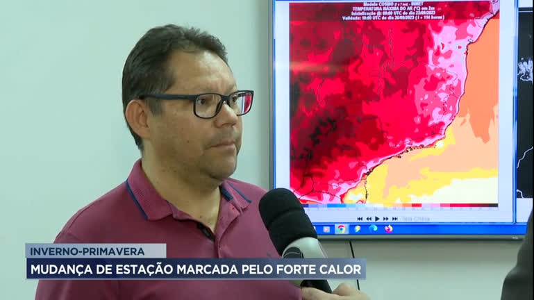 Vídeo: Especialista fala sobre forte calor que marca mudança do inverno para primavera