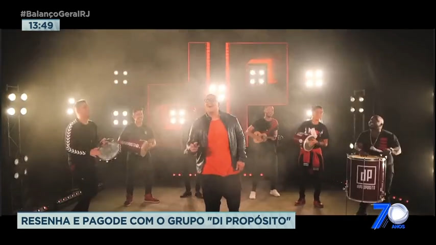 Vídeo: Resenha com o grupo de pagode "Di Propósito"; Os integrantes cantaram os maiores sucessos