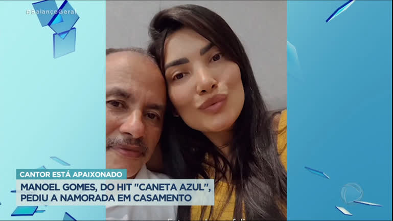 Vídeo: Após repaginada no Balanço Geral , Manoel Gomes fica noivo