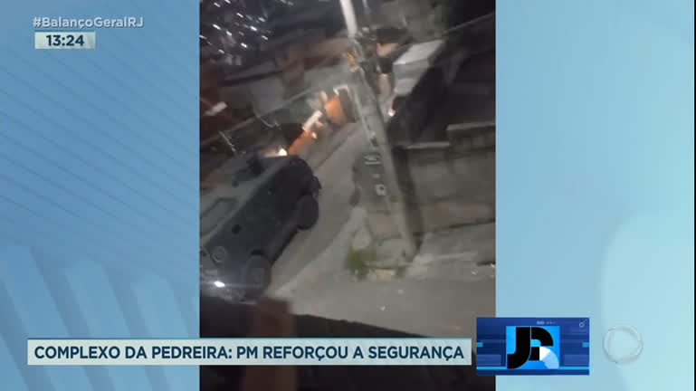 Vídeo: PM reforça a segurança após confronto no Complexo da Pedreira, zona norte do Rio