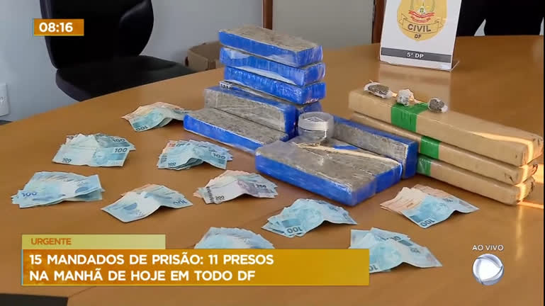 Vídeo: Polícia prende suspeitos de tráfico de drogas e armas no DF
