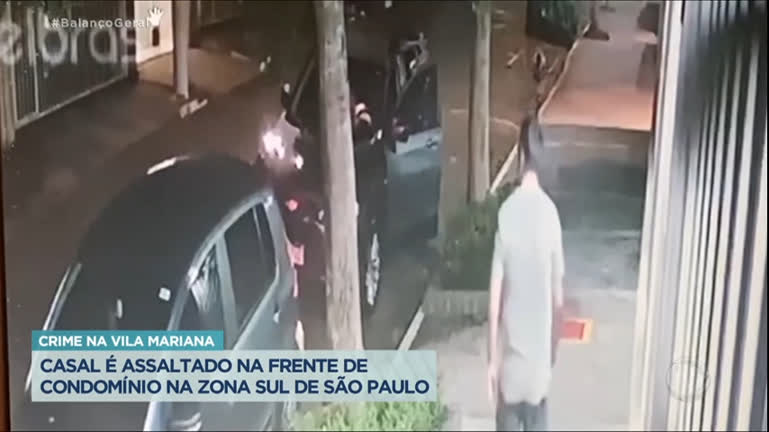 Vídeo: Dentro da Notícia : Casal é assaltado na frente de condomínio na zona sul de SP