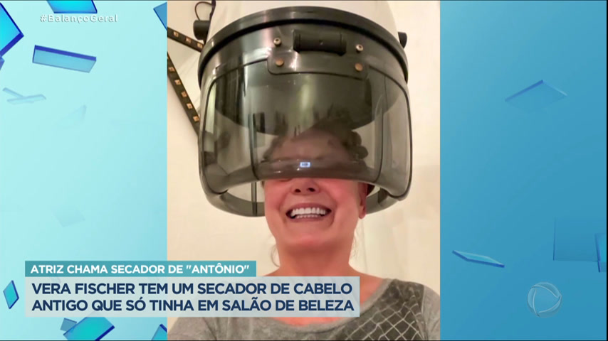 Vídeo: Vera Fischer revela que ainda usa "secador capacete" em casa