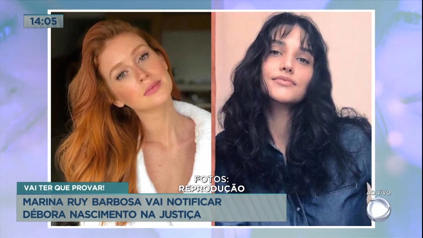 Vídeo: Marina Ruy Barbosa vai notificar Débora Nascimento na justiça