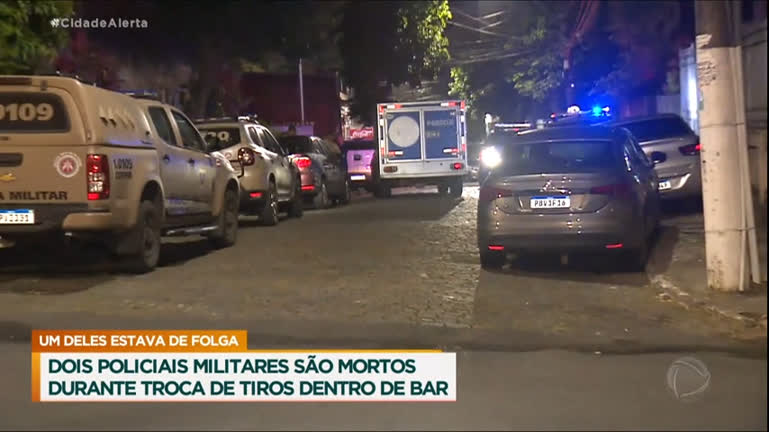 Vídeo: Dois policiais são mortos em Salvador (BA) após tiroteio com criminosos