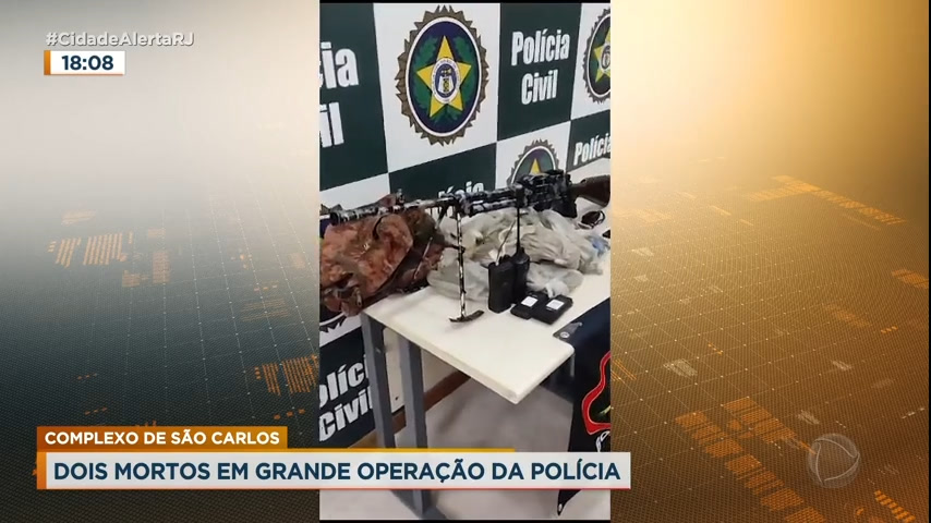 Vídeo: Duas pessoas morrem em Operação no Morro São Carlos, na região central do Rio de Janeiro